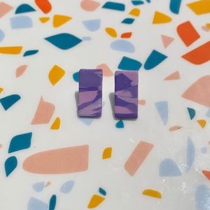 Purple Earrings